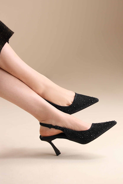 Black Pumps Heels-445232903
