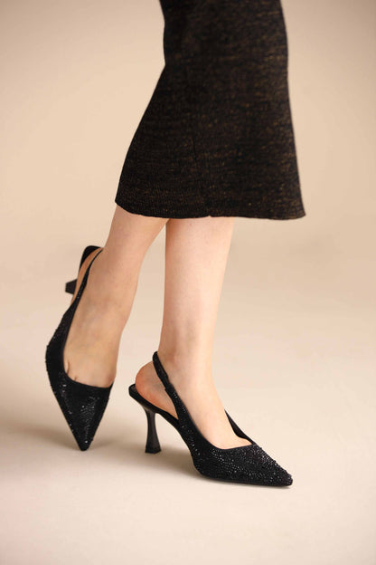 Black Pumps Heels-445232903