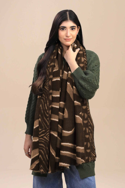 Beige Women Shawl-446052118